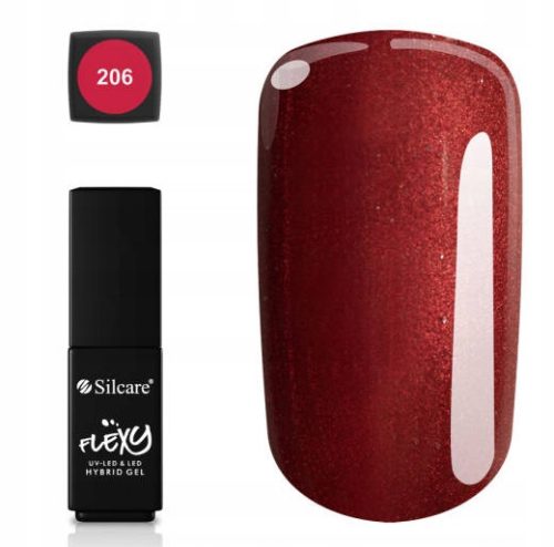  Hybrid nail polish Silcare 206 4.5 ml