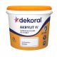  Dekoral Latex Wall Paint 5 l Snow White Matt