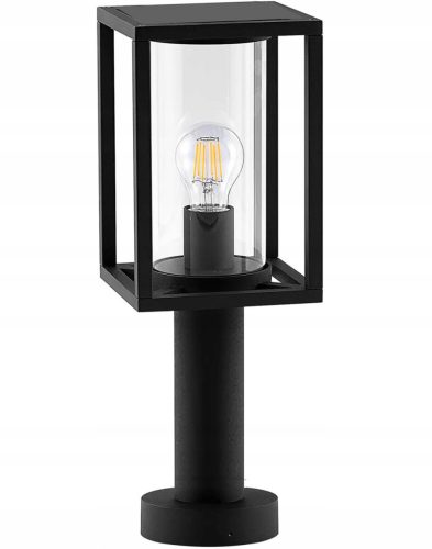  Rectangular light pole SuperLED E27 50 cm black