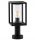  Rectangular light pole SuperLED E27 35 cm black