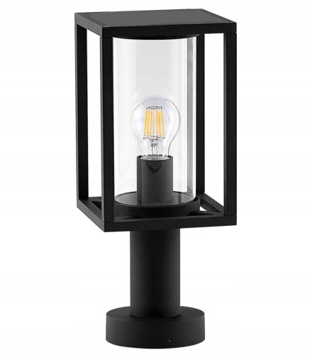  Rectangular light pole SuperLED E27 35 cm black