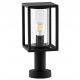  Rectangular light pole SuperLED E27 35 cm black