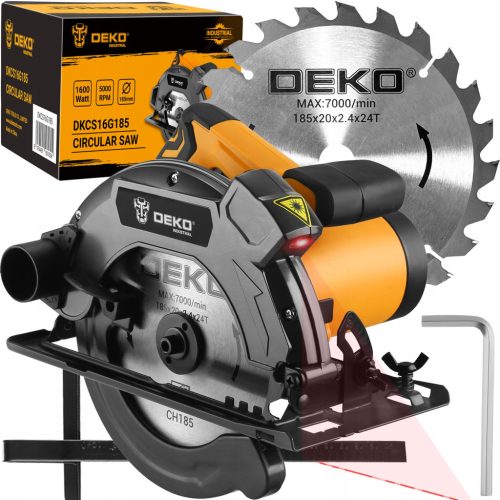  Deko 1600 W circular saw 20 mm