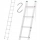 Higher ladder 4.3 m aluminum 1 x 10 to 150 kg