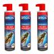  BROS FIRE EXTINGUISHER FOR WASPS AND HORNETS SPRAY 3x 600 ml