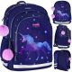  Starpak Multi-Compartment School Backpack Purple Shades, Blue Shades, Pink Shades, Multicolor