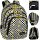  CoolPack Multi-Compartment School Backpack, White, Black, Yellow and Gold Tones, Multi-Colour, 28 l