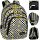  CoolPack Multi-Compartment School Backpack, White, Black, Yellow and Gold Tones, Multi-Colour, 28 l