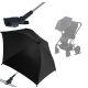  Stroller umbrella made of titanium, 70 cm, black