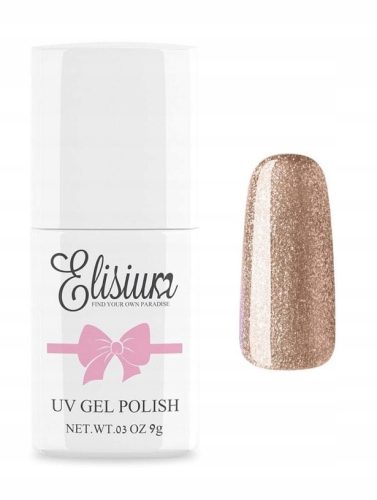  Hybrid nail polish color varnish Elisium 072 Gold Rose 8 ml