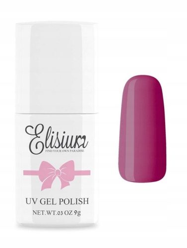  Elisium UV Gel Polish hybrid nail polish 010 Purple Cherry 8ml