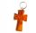  Pendant Cross Amber Silver +