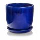 Pots and planters for outdoor and garden Polnix flowerpot 43 cm x 50 x 43 cm diameter 50 cm ceramic in shades of blue