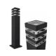 Light poles, garden Square light pole Lumiled E27 50 cm black