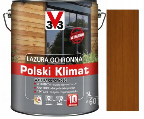 Lazura V33 Vernis Climat 5L Chêne Clair