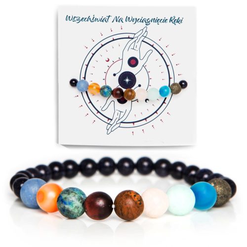 Bracelet galaxy planets natural stones