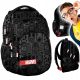  Avengers Paso Multi-Compartment School Backpack, Black, Red Tones, 18 Years