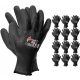 Gants de riz Gants de sécurité de travail enduits DRAGON RDR Taille 8 - M 12 paires