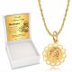  Gold Chain 585 Medal Gold Communion Baptism