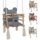 Garden, terrace and balcony swings Wooden garden swing for children Samtbär