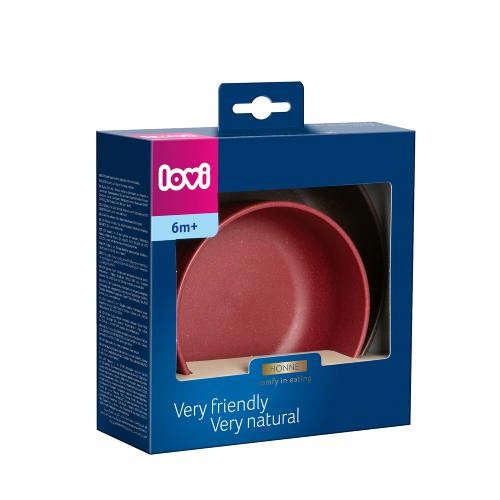  Lovi bowl red plastic