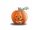  Glowing Decorative Pumpkin 18 cm Halloween