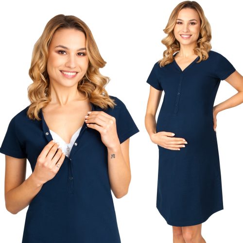  La Penna XL nursing shirt made of cotton, short sleeves