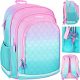  Starpak Multi-Compartment School Backpack Purple Shades, Blue Shades, Pink Shades, Grey and Silver Shades, Green Shades, Multicolor