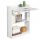  SoBuy FWT92 rectangular desk 61 x 55 x 75 cm white