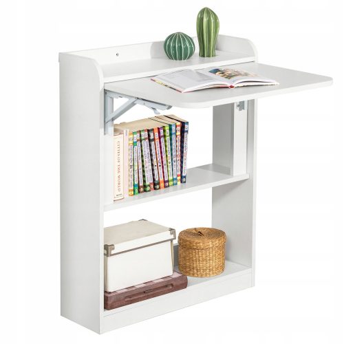  SoBuy FWT92 rectangular desk 61 x 55 x 75 cm white