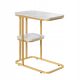  SoBuy FBT rectangular coffee table 30 x 50 x 58 cm gold