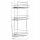  Chrome-plated wire bathroom shelf, corner BRT3