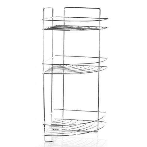  Chrome-plated wire bathroom shelf, corner BRT3