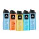 Adidas After Sport 3 in 1 Shower Gel for Men, 400 ml