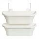  Elho flowerpot 51 cm x 17 x 48 cm, white plastic