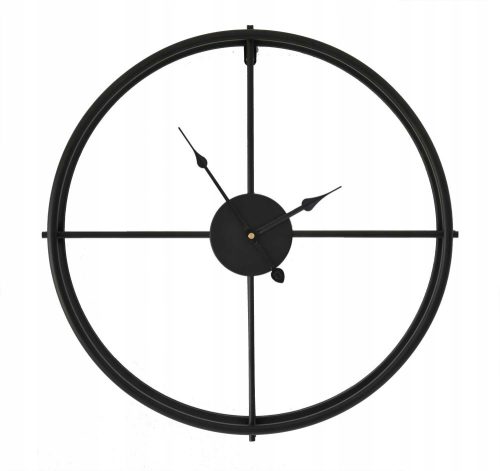 Clock for home Handloteka wall clock black 50cm