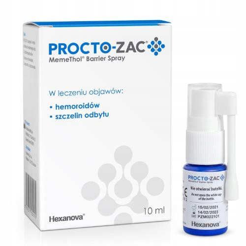  Procto-Zac MemeThol Barrier spray for hemorrhoids 10 ml