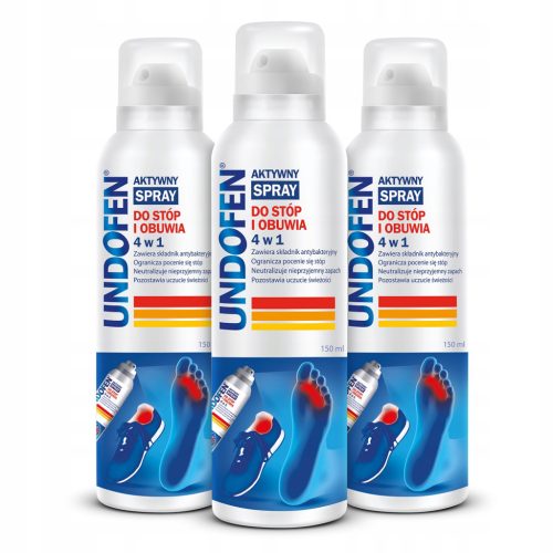  UNDOFEN Active Spray for Feet and Shoes 4in1 150ml