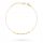  GOLD BRACELET pr. 585 STAR Beads 14k