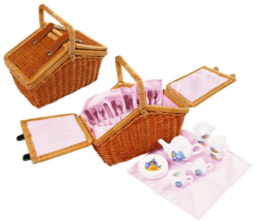  Small Foot 5300 porcelain picnic basket, 30 pieces