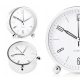 Clock for home Unibloom Alarm Clock, Silver, 11.6 cm