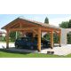 Pavilions, shelters, roofs Green-Pack.pl Shelter, wood, 600 x 520 x 380 cm