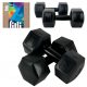  Bituminous fixed dumbbells Fitli 2x 5 kg