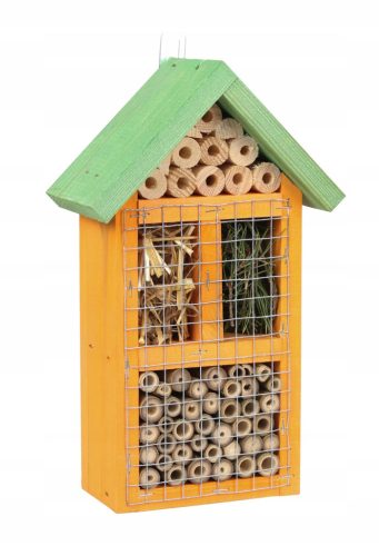  Tin Tours insect house 18x9x29 cm orange