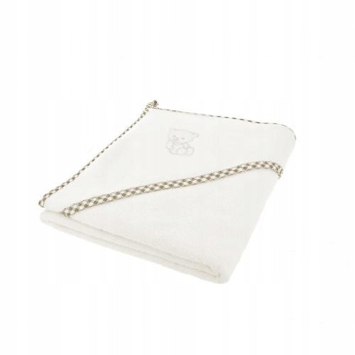  Bocioland Hooded Blanket 80 x 80 cm White