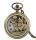  BEAUTIFUL WOLVES FULL MOON POCKET WATCH