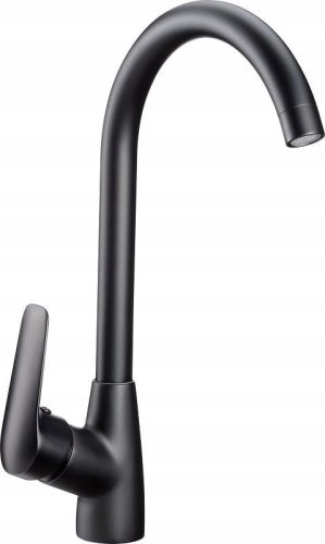 Berg NIL PLUS floor-standing kitchen faucet, black