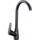 Berg NIL PLUS floor-standing kitchen faucet, black