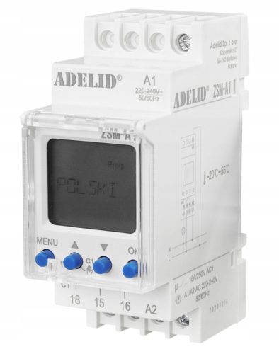 Adelid timer 230 V IP20 0 A