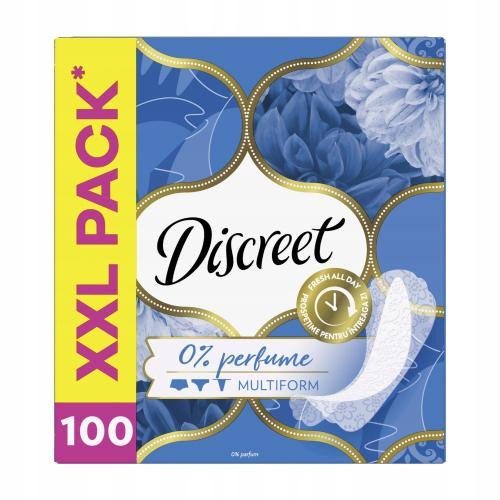  Discreet Air Multiform Breathable Panty Liners 100 pcs